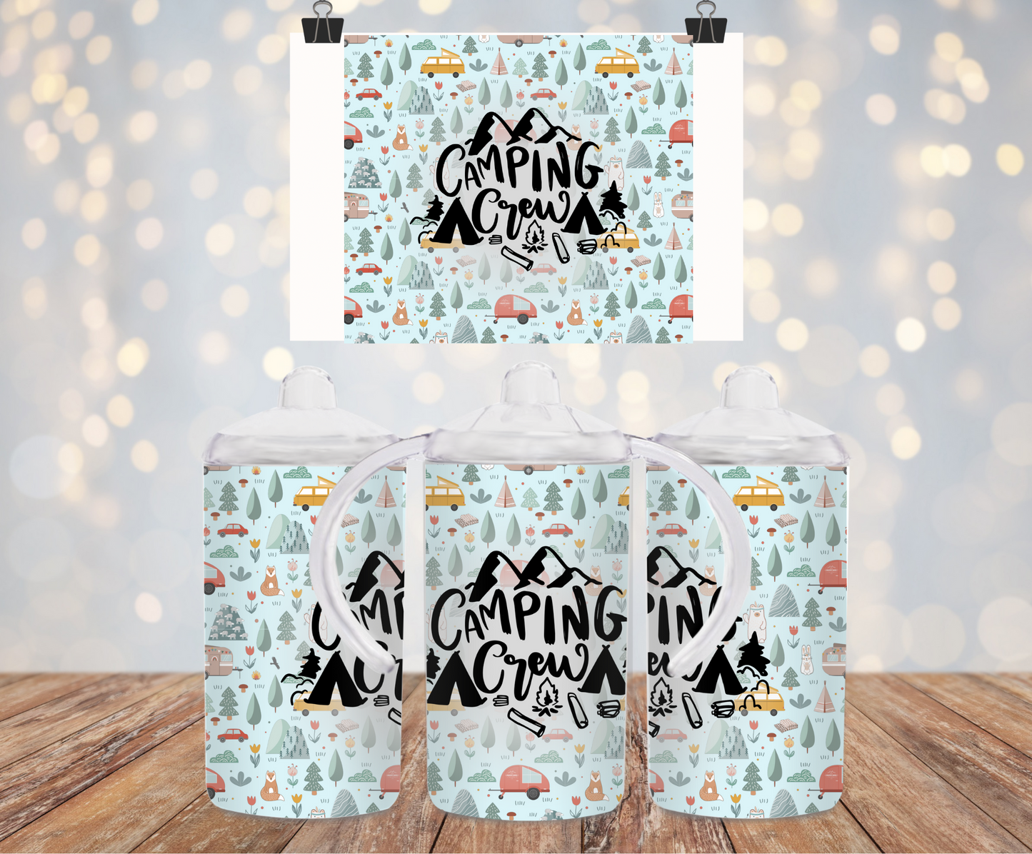 Camping Crew Sippy Cup