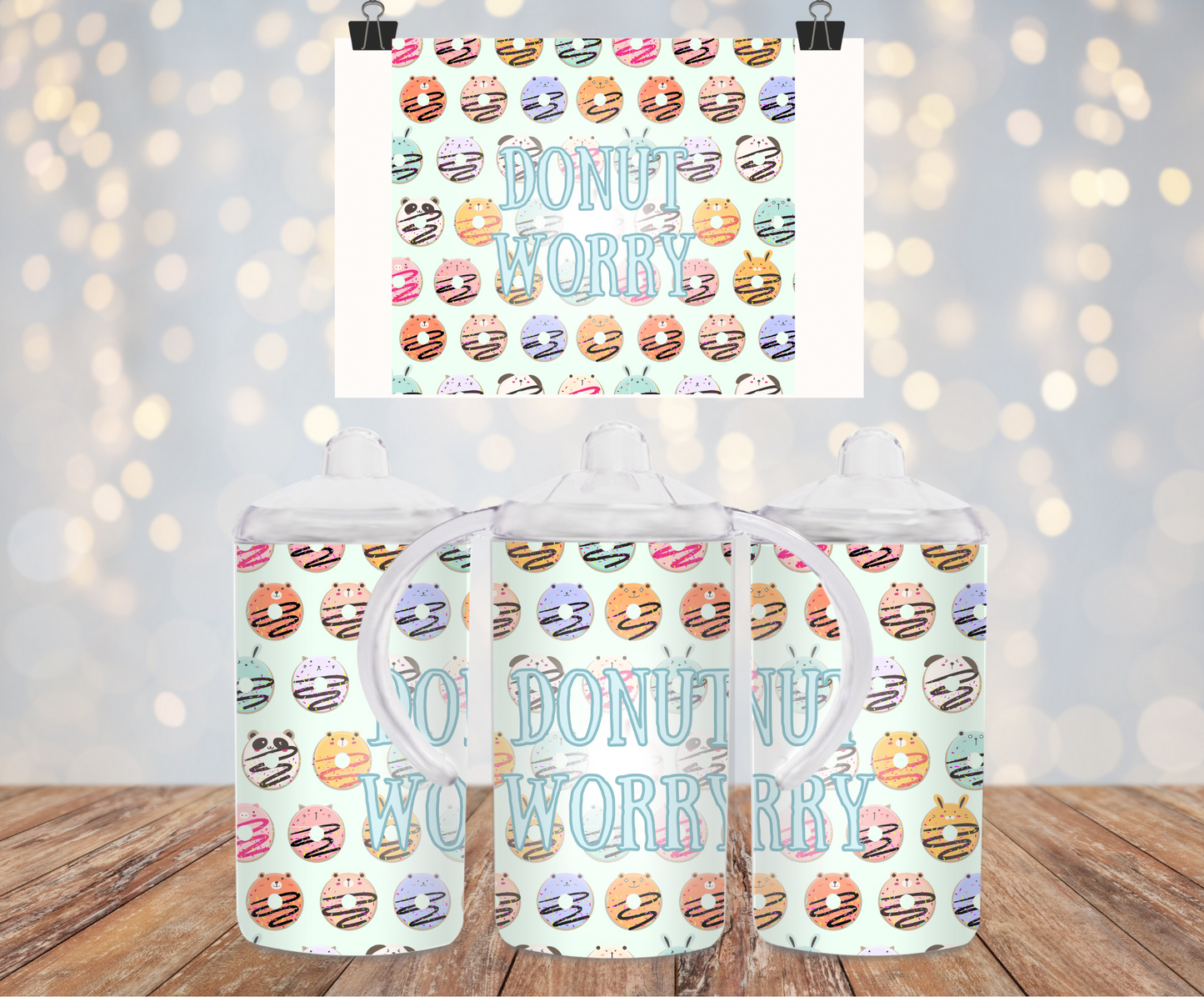 Donut Worry Sippy Cup