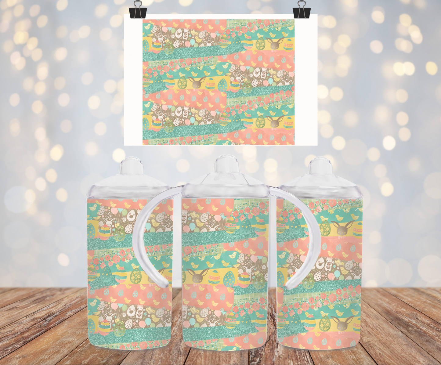 Easter Pattern Sippy Cup