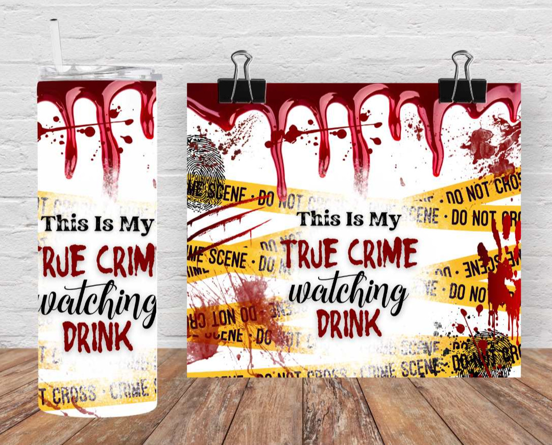 True crime 20oz Tumbler