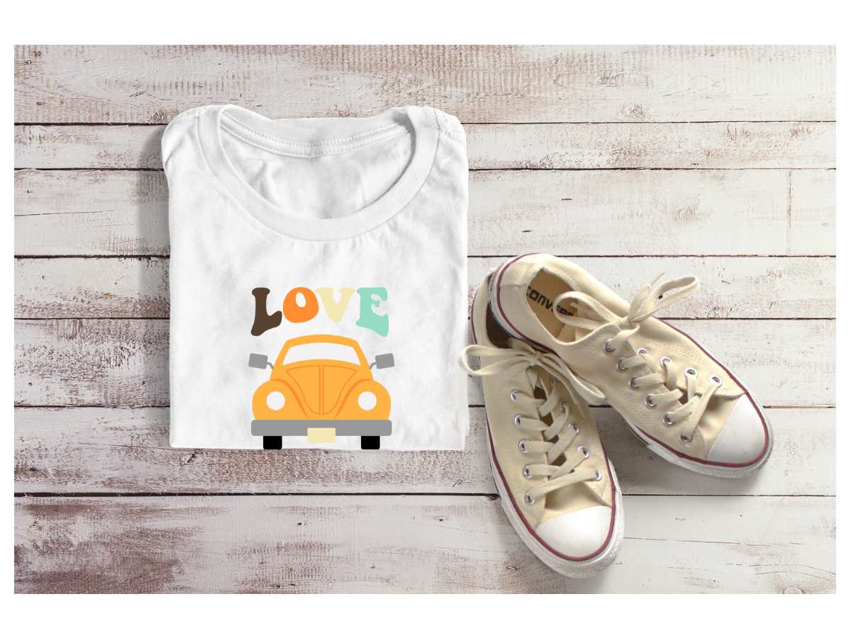 Peace, Love Hippy Bus and Bug
