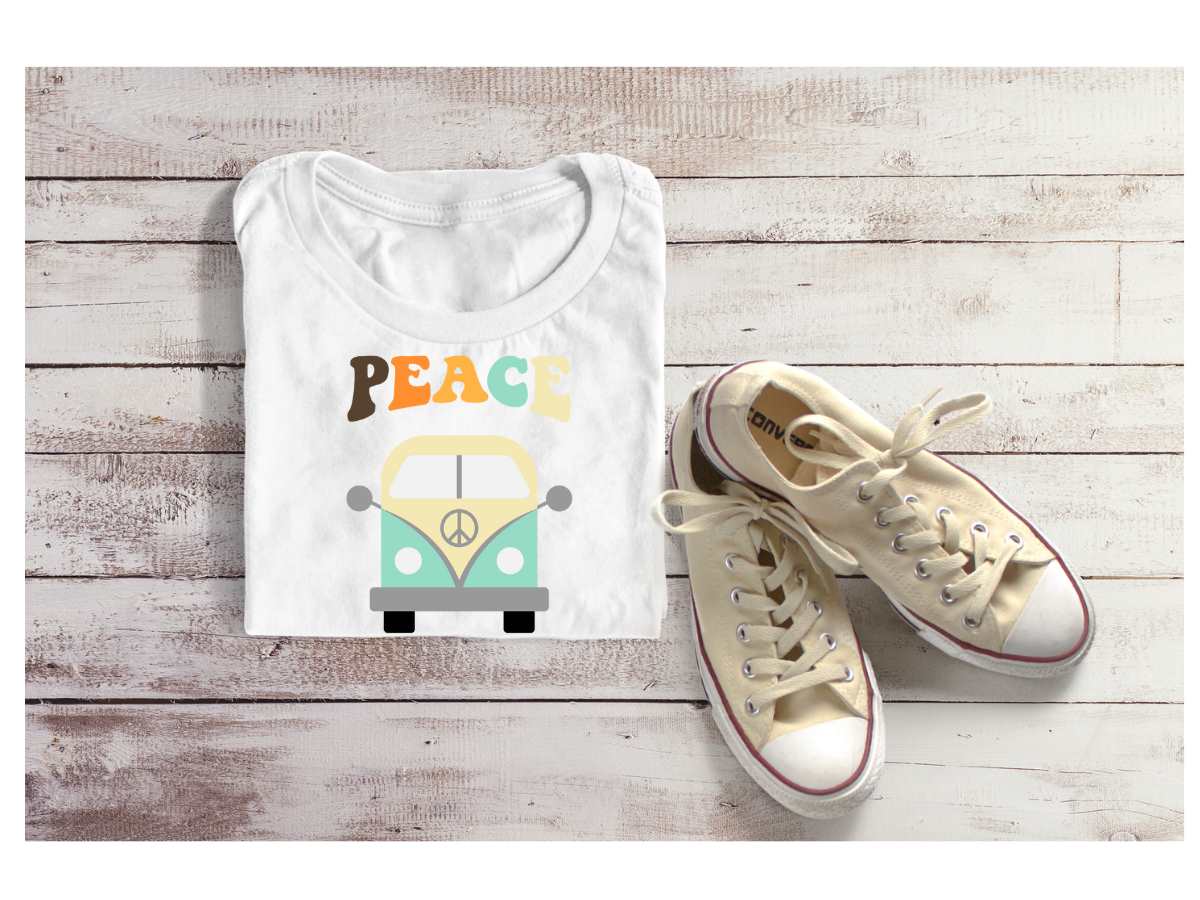Peace, Love Hippy Bus and Bug