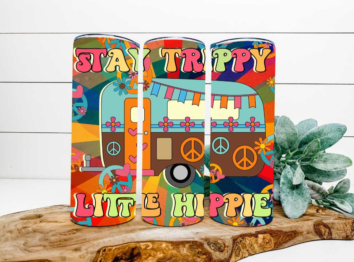 Stay Trippy Little Hippy 20oz Tumbler