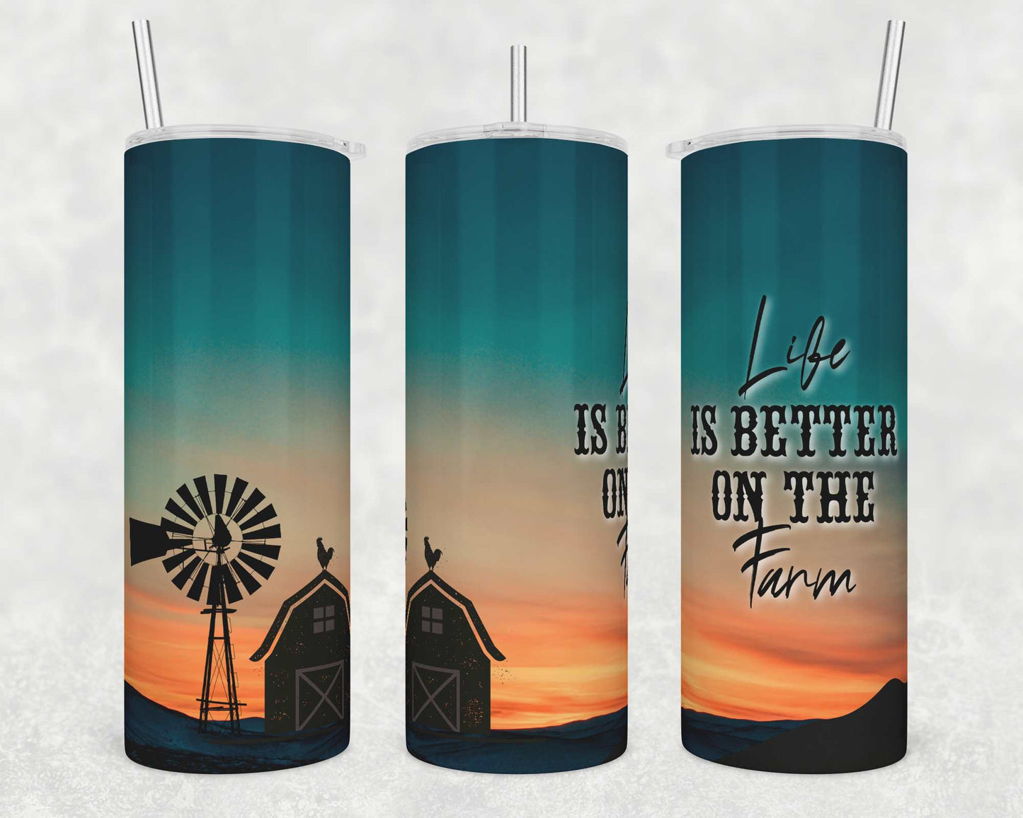 Life is Better on the Farm 20oz Tumbler