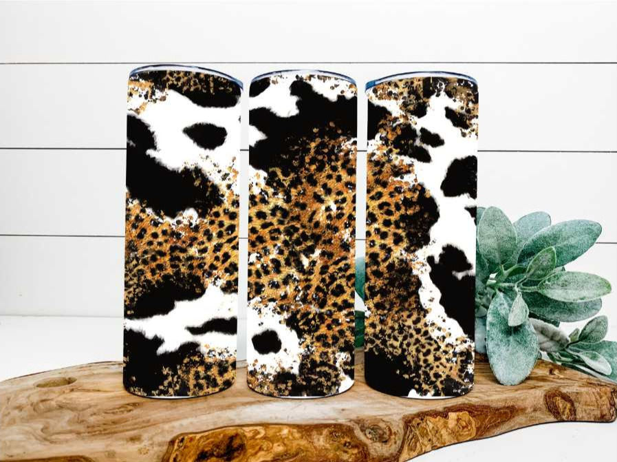 Cow/Leopard Print 20oz Tumbler
