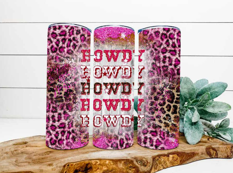 Howdy Pink 20oz Tumbler