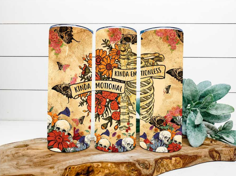 Kinda Emotional Kinda Emotionless 20oz Tumbler