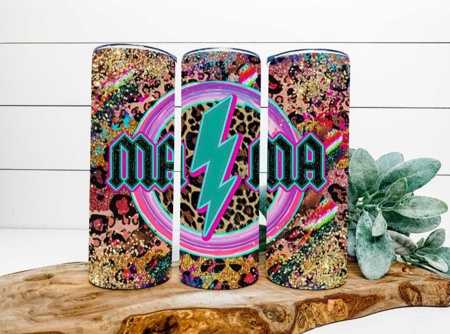Mama Lightning Bolt 20oz Tumbler