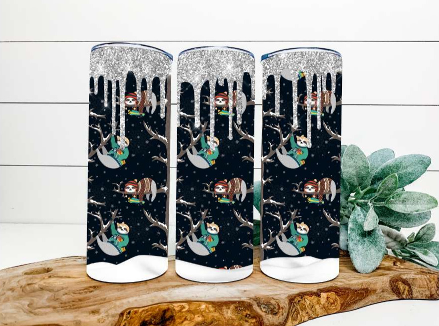 Winter Sloths 20oz Tumbler