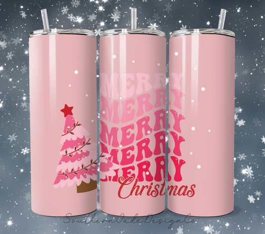 Merry Merry Christmas Tumbler