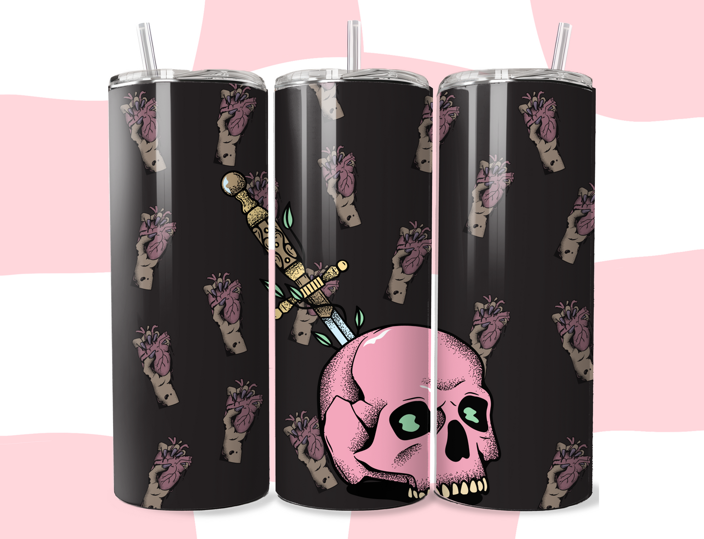 Pastel Skull Tumbler