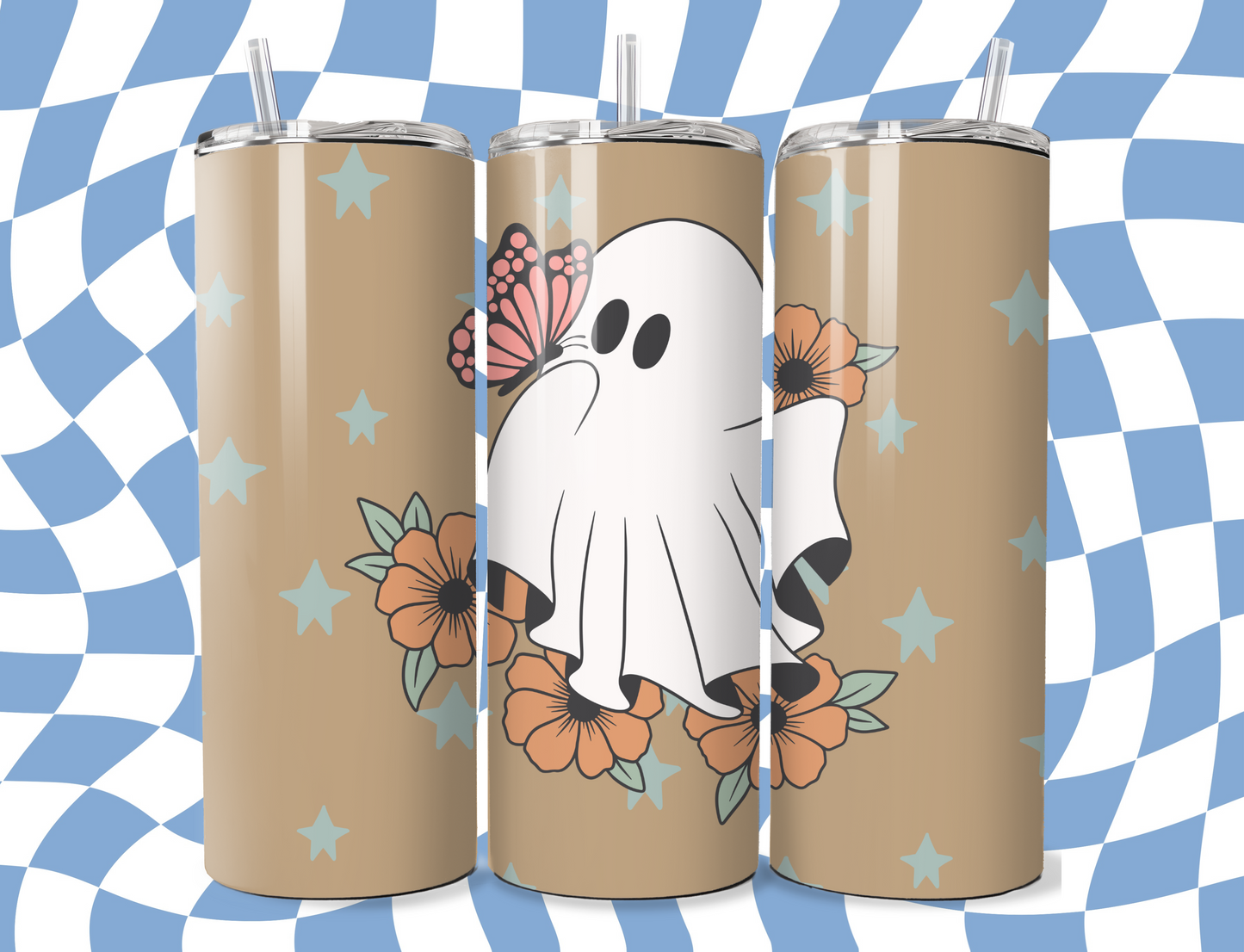 Retro Ghost Tumblers