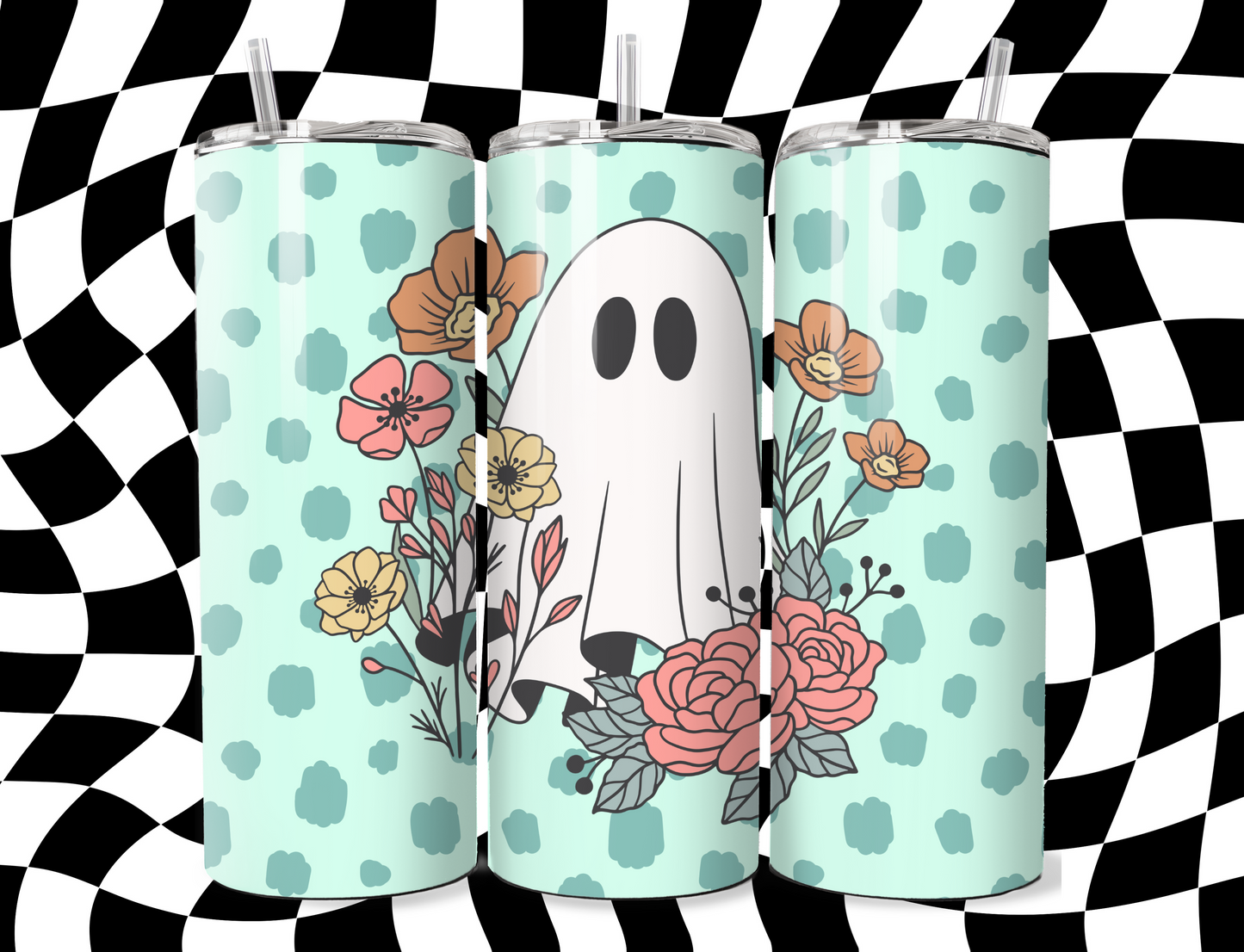 Retro Ghost Tumblers