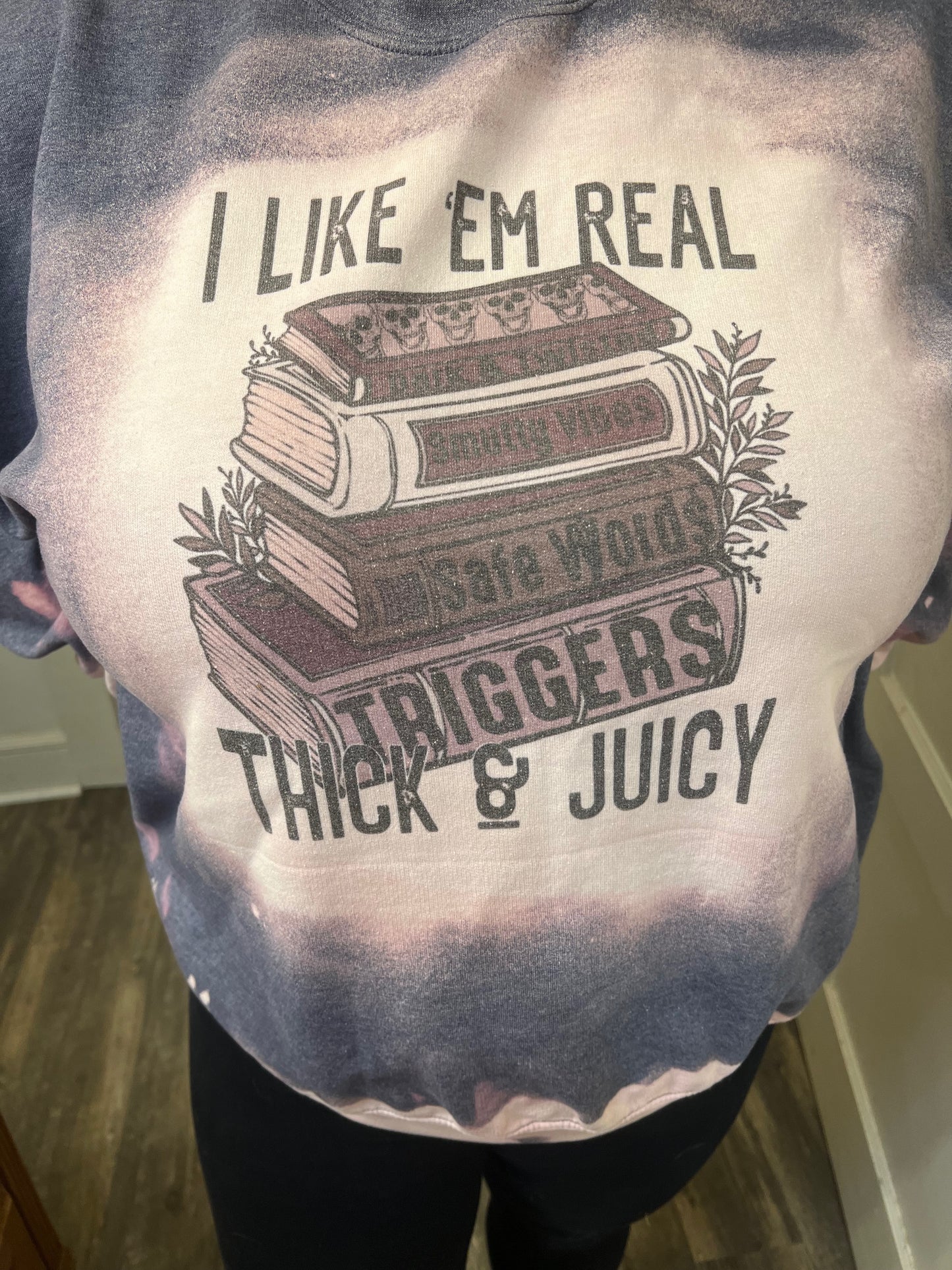 Thick and Juicy Book Crewneck Sweater