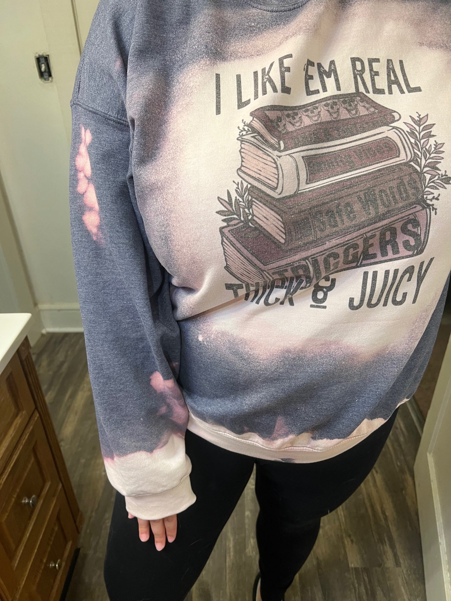 Thick and Juicy Book Crewneck Sweater