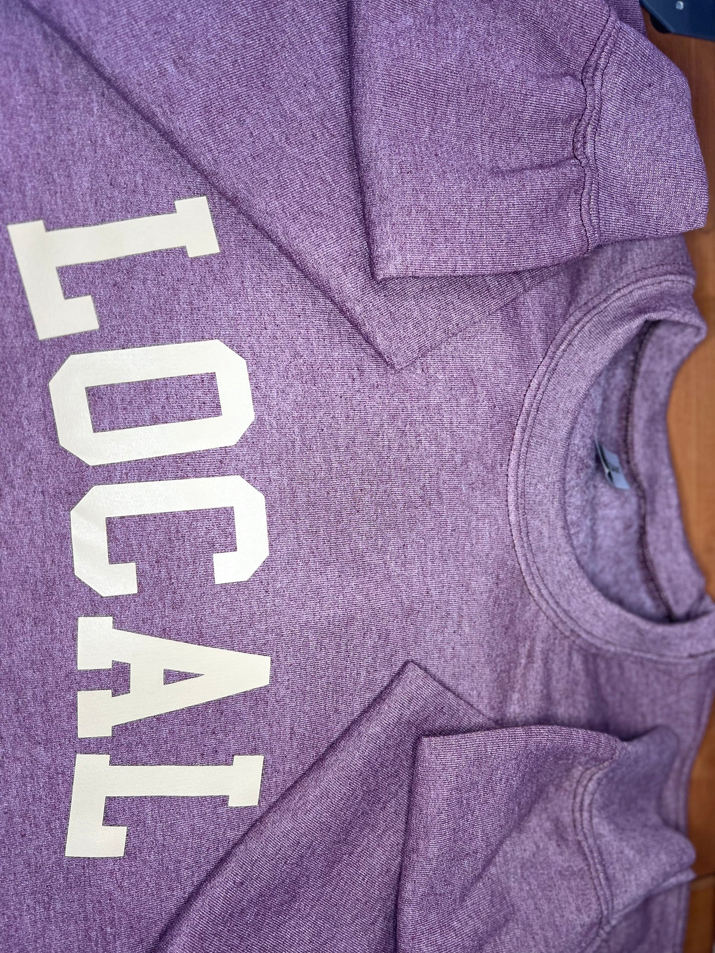 LOCAL Mauve and Cream Sweatshirt