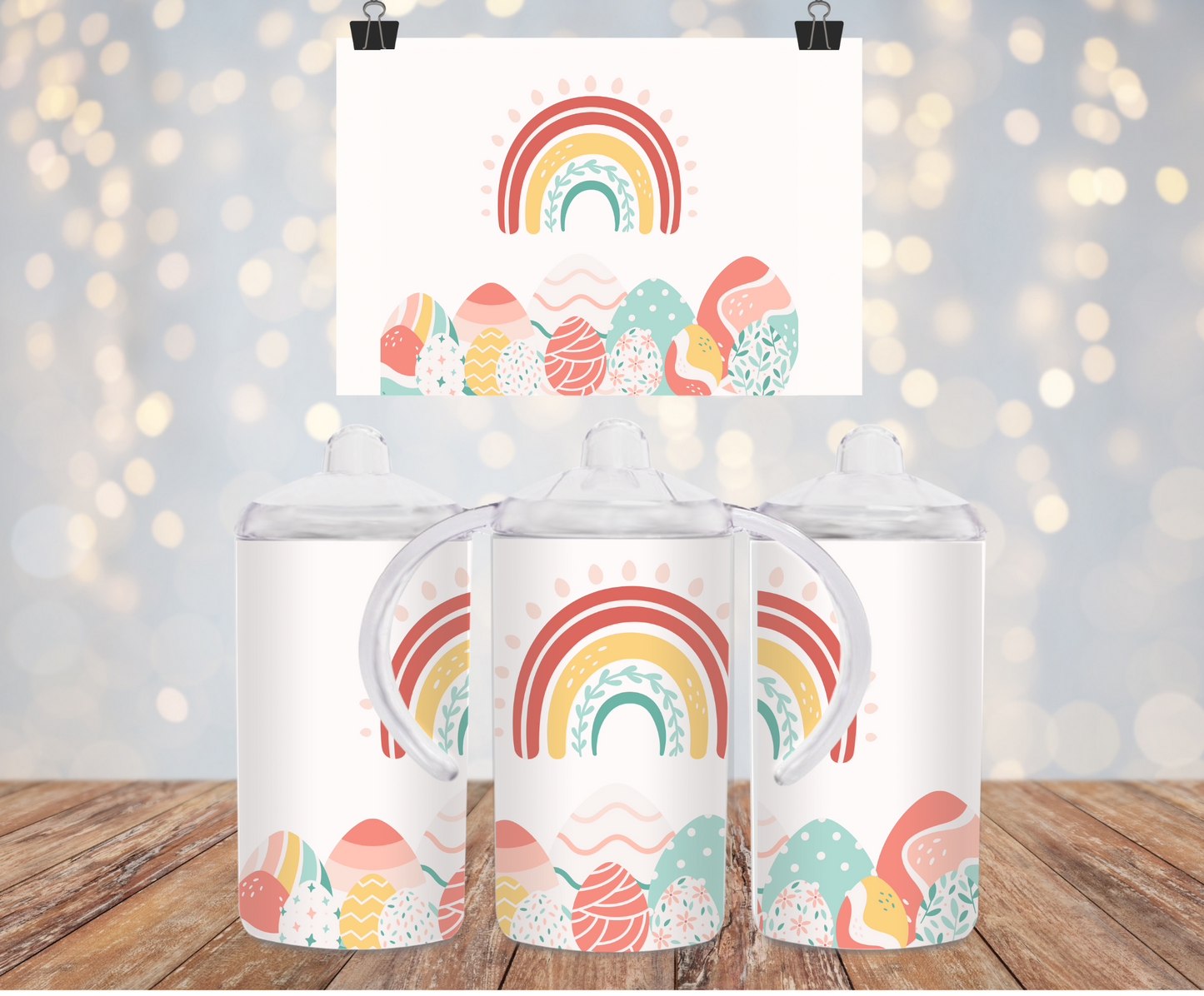 Easter Egg Rainbow Sippy Cup