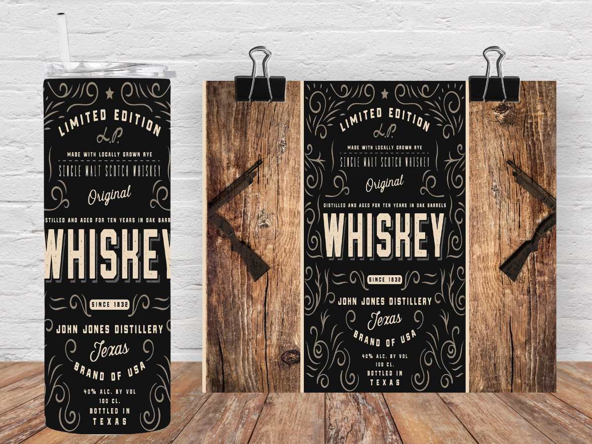 Limited edition whiskey 20oz Tumbler