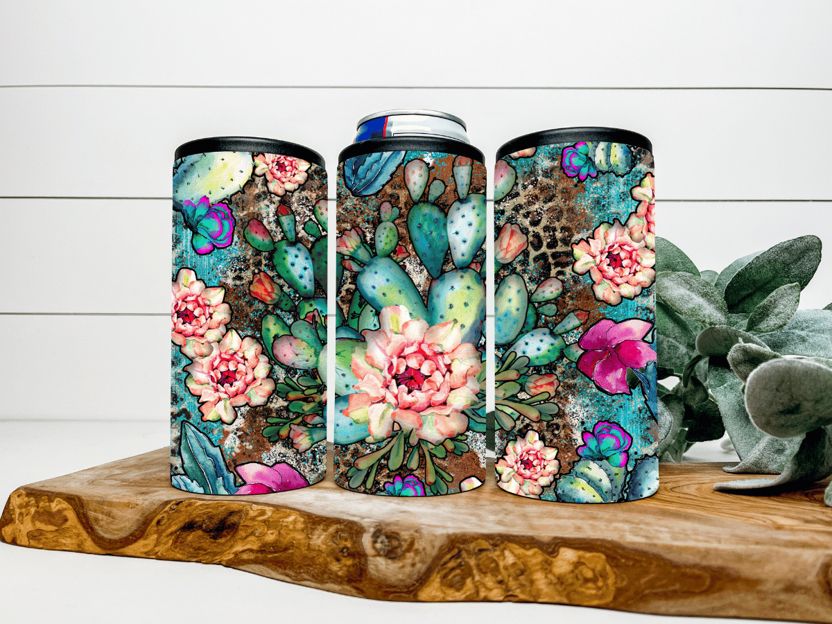 Succulent Can Cooler